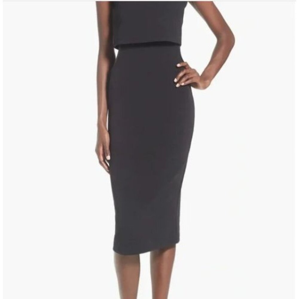 Leith Side Cutout Popover Midi Dress - Picture 11 of 11